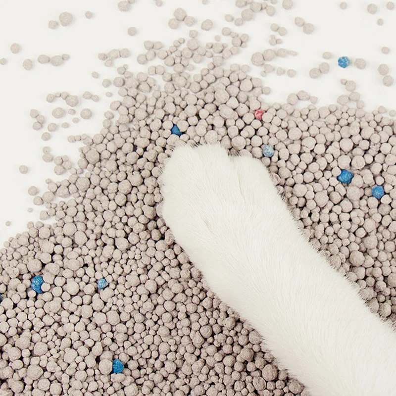 Hot Selling 4kg Natural Sodium Bentonite Cat Litter Fast Clumping Dust-Free Eco-Friendly Crushed Ore Broken Cat Mat