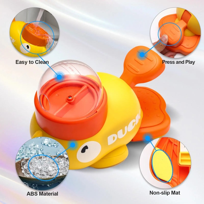 ZMaker New Yellow Duck Shaped 2-in-1 Dog Slow Feeder Puzzle Toy Dog Interactive Treat Dispenser Toy Slow Feeder Toy