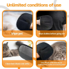 Reusable Cat Hair Removal Tool Portable Pet Grooming Gloves for Dogs Eco-Friendly Easy to Use Electrostatic Pet Gloves Wipes