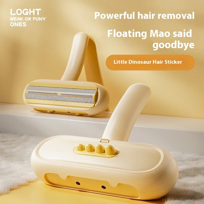 Small Duck-Shaped Efficient Double Sided Animal Portable Lint Pets Hair Removal Roller Clean Tool 2025