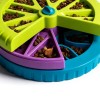 Three-layer Durable Plastic Rotating Dog & Cat Puzzle Slow Feeder Food Bowl Toy with Automatic Lick Plate for Pet Slow Eating