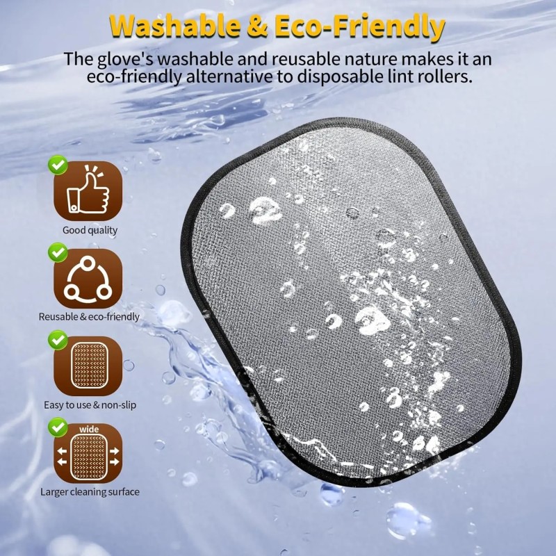 Customizable logo Pet Fur Removal Gloves, Reusable Static Pet Fur Gloves,  Remove the Pet Hair From Clothes, Sofas, Etc.