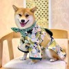 Spring Summer Clothes for Cat Dog Japanese Style Pet Clothing Kimono for Small Medium Dogs Shiba Inu Corgi Puppy Costume Outfit